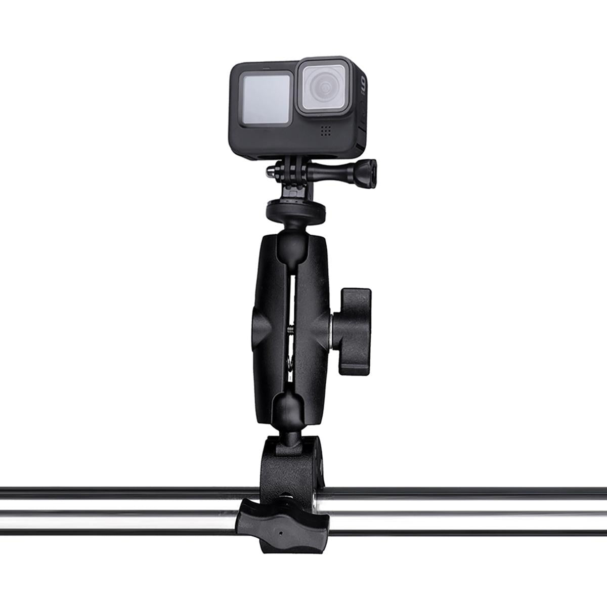 Adjustable 360 Degree Action Camera Clamp Holder - Extended Version 6