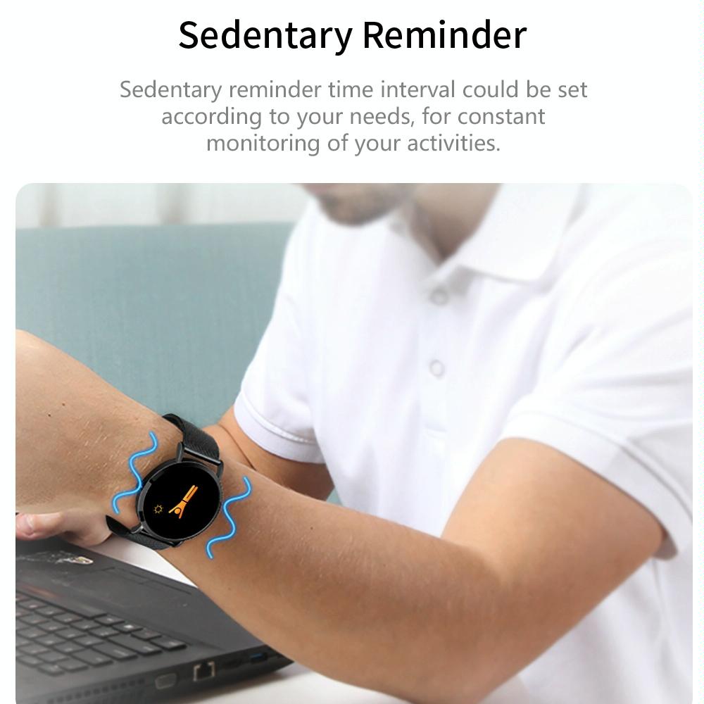 Smart Bracelet With Colour Screen Ip67 Waterproof Call / Heart Rate / Sleep / Sedentary Reminder - Black 7