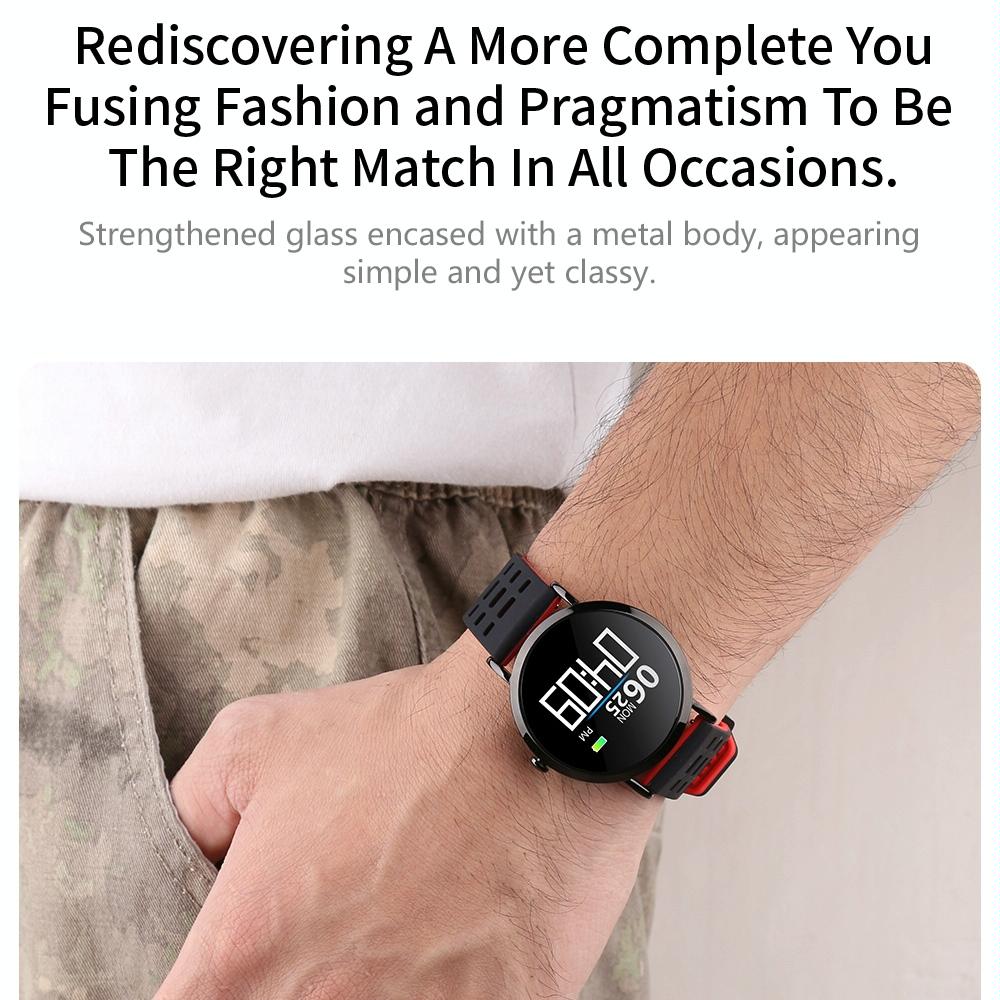 Smart Bracelet With Colour Screen Ip67 Waterproof Call / Heart Rate / Sleep / Sedentary Reminder - Black 10