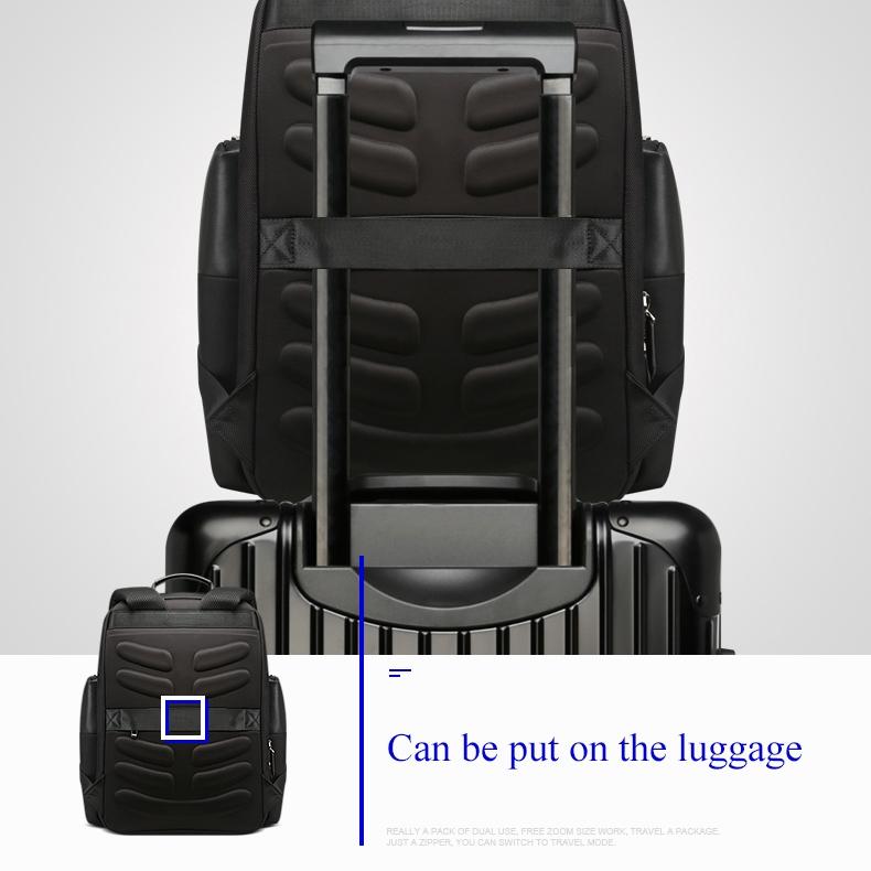 Large Capacity Anti-Theft Waterproof Shoulder Bag With Usb Port - 35.5X24X45Cm Black 15