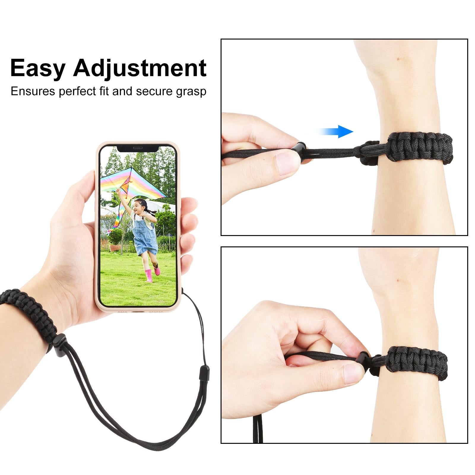 Adjustable Anti-lost Camera Wrist Strap - Braided Sport 6