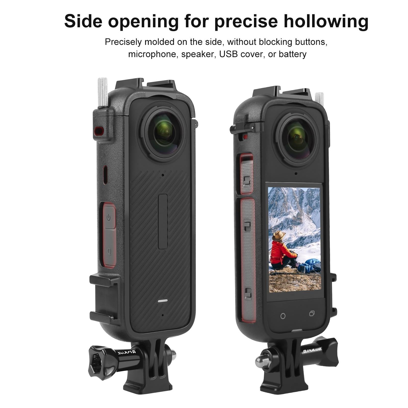 Insta360 X4 Cold Shoe Frame with Adapter and Screw 5