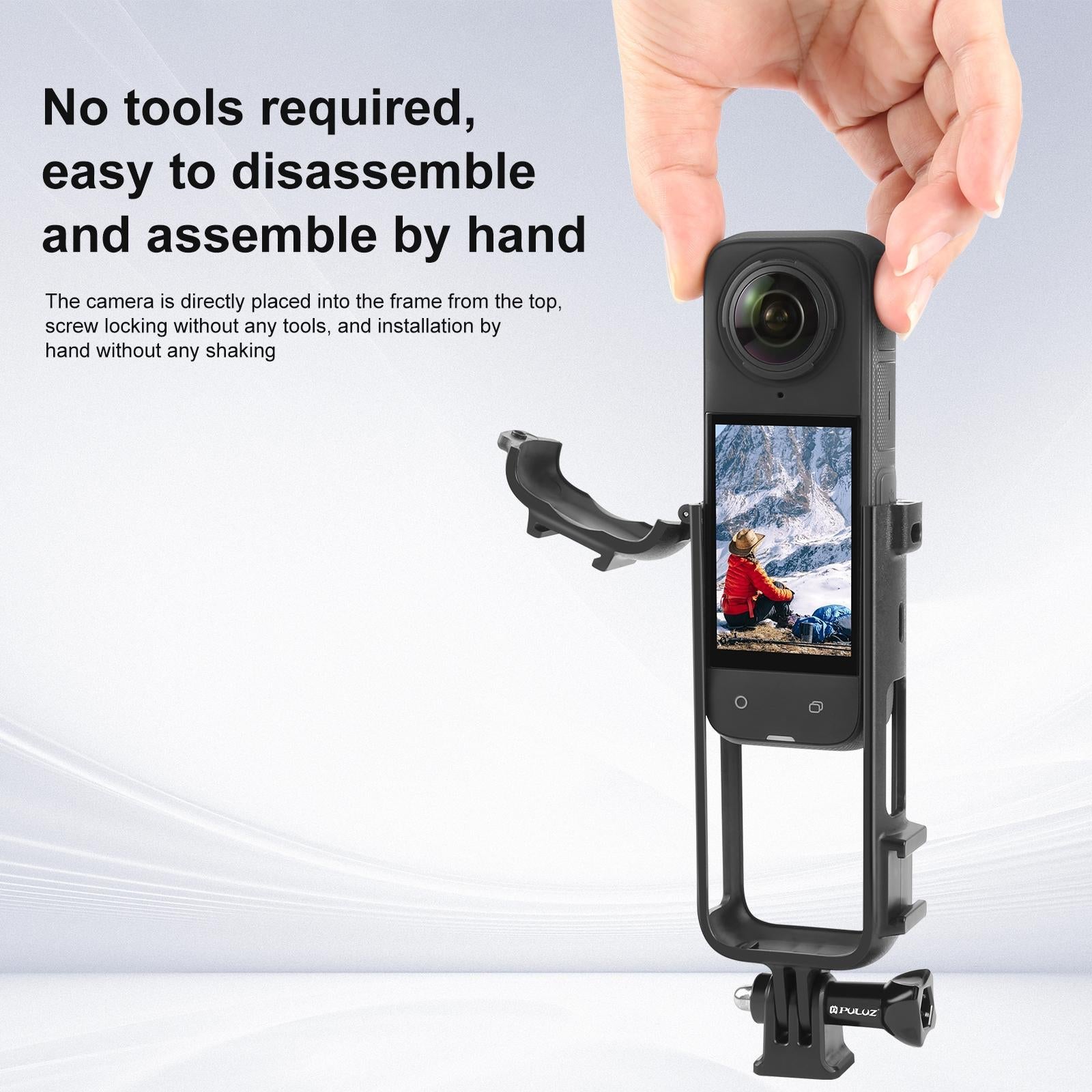 Insta360 X4 Cold Shoe Frame with Adapter and Screw 8