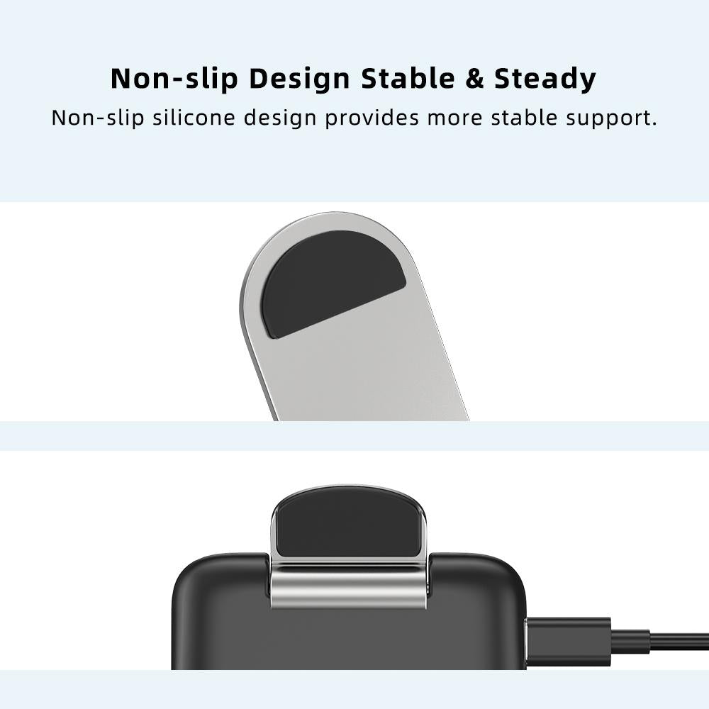 Foldable 15W Wireless Charger For Mobile Phones Black 12