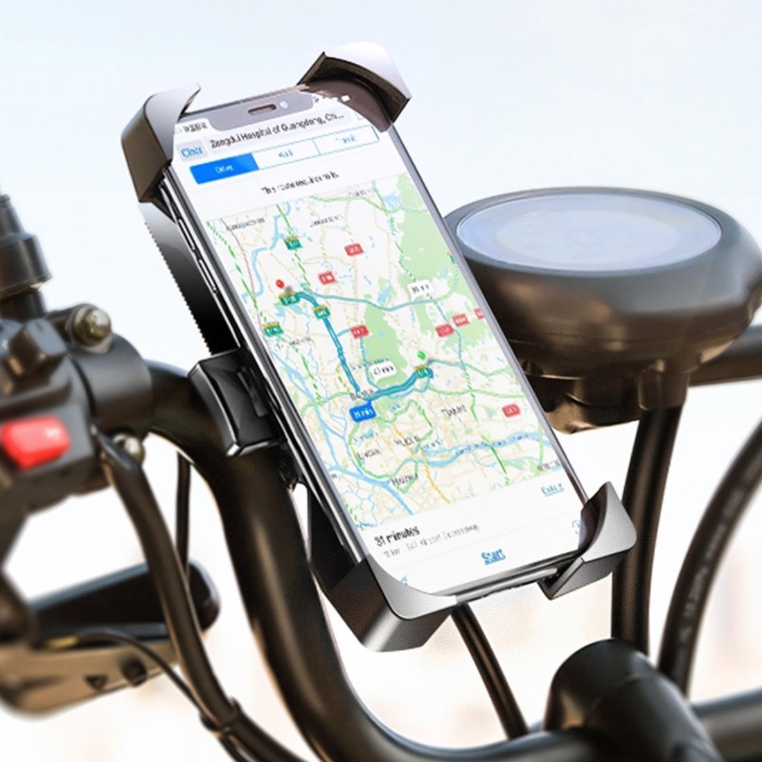 Bicycle Gps Navigation Mount for Handlebars - Compatible with 4.0-6.5 Phones and Gopro 9