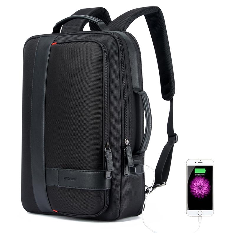 Large Capacity Business Laptop Backpack with Usb - Breathable Black 29x16x44cm
