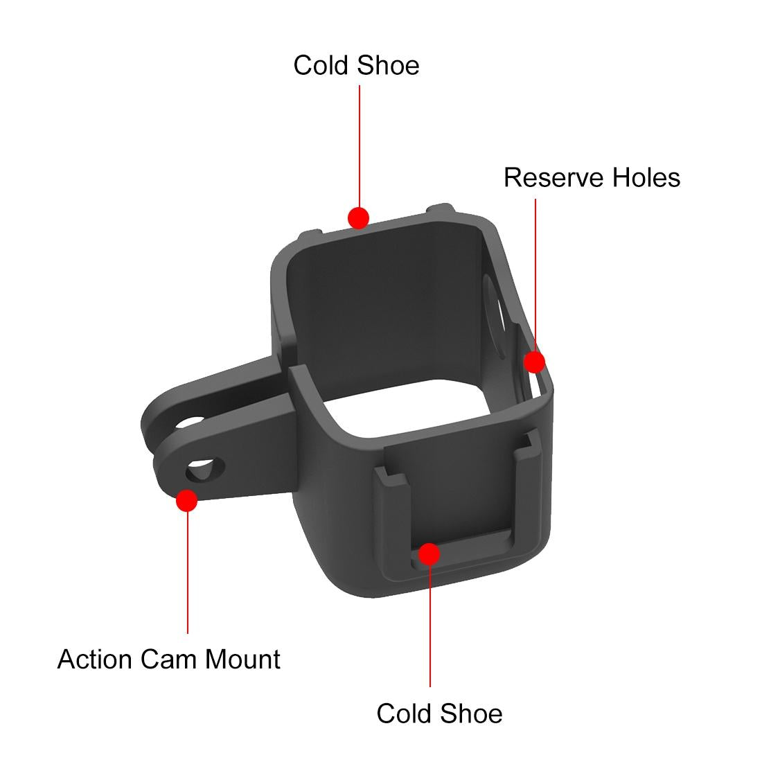 Expansion Bracket for Dji Pocket 3 - Compact Design 5