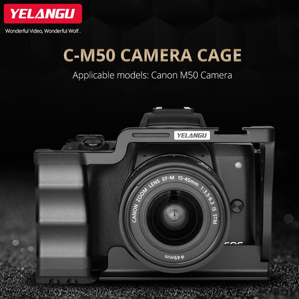 Video Camera Cage Stabilizer For Canon Eos M50 - Black 11