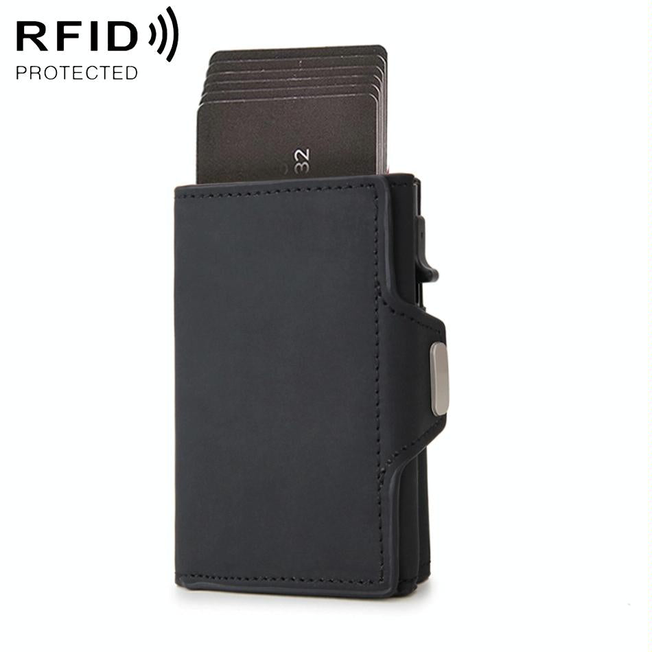 Carbon Fiber Rfid Zipper Card Holder - Sleek and Secure - Carbon Fiber Black 12