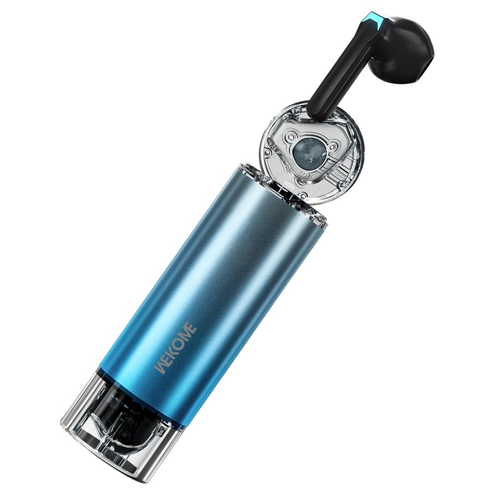 V55 Wireless Bluetooth Earphones with Fragrance - Compact and Stylish - Gradient Blue