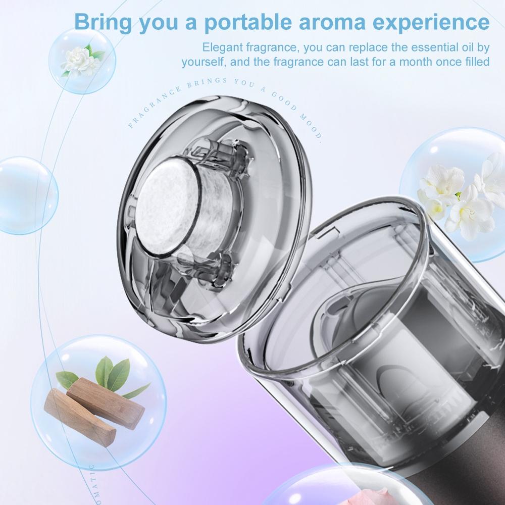 V55 Wireless Bluetooth Earphones with Fragrance - Compact and Stylish - Gradient Blue 9
