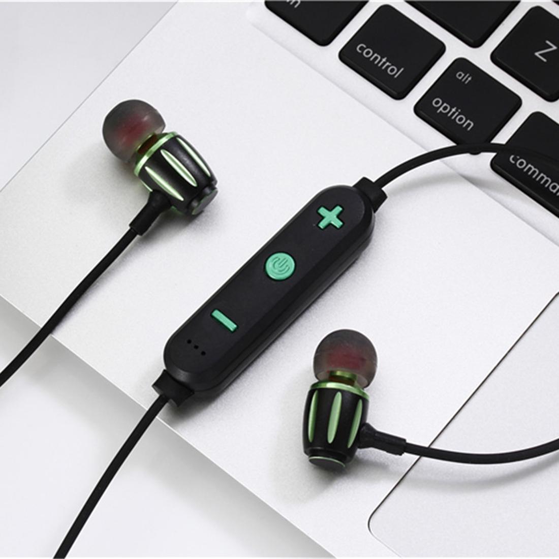 Sport Wireless Bluetooth 5.0 Earphones - Mg-g17 4.2 - Green Black