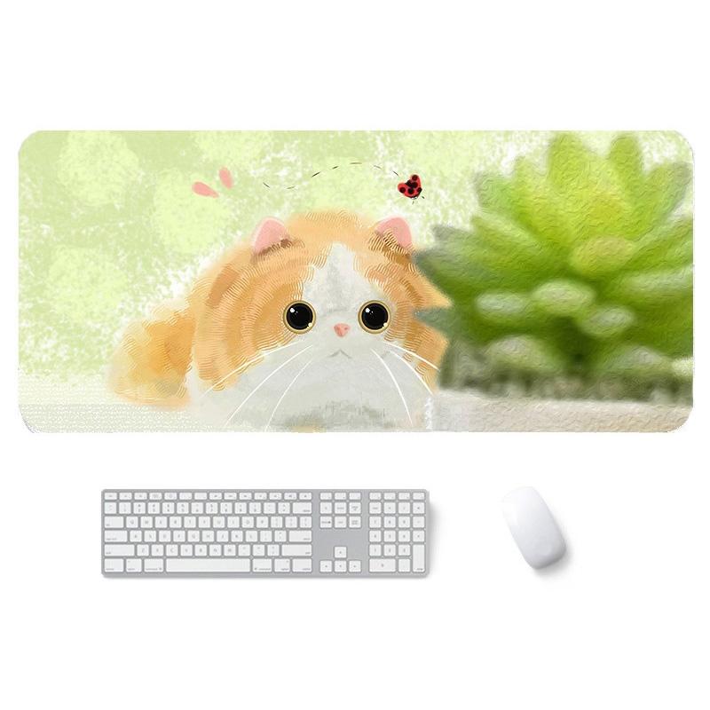 Waterproof Cartoon Mouse Pad Non Slip Design - Three Cats 13