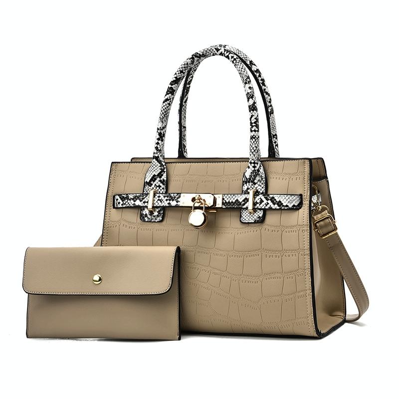 Large Capacity 2-in-1 Stone Pattern Bags - Versatile and Spacious - Green 14
