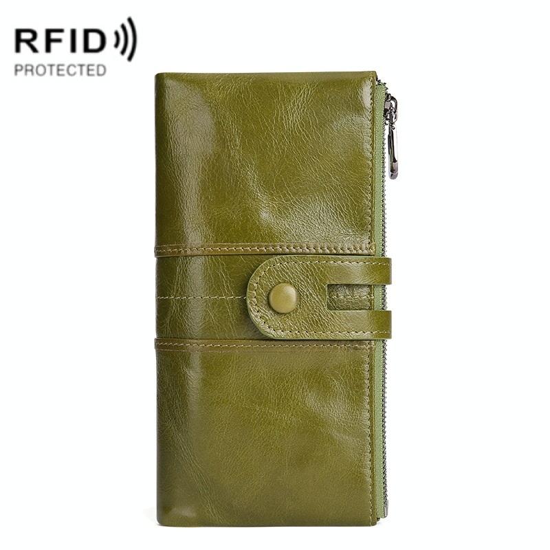 Women Leather Rfid Wallet - Sleek & Secure - Brown 13