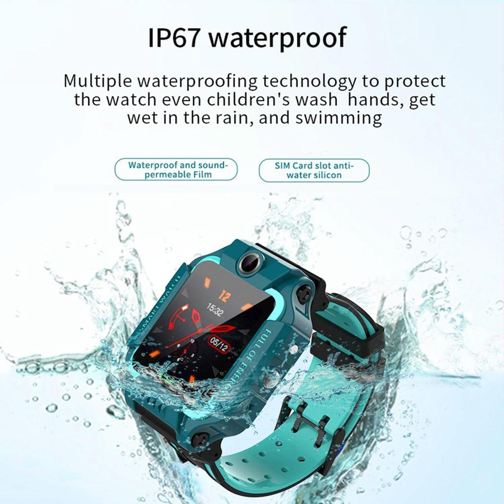 1.44 Inch 360-Degree Rotating Positioning Camera Smart Waterproof Children Calling Watch - Blue 4