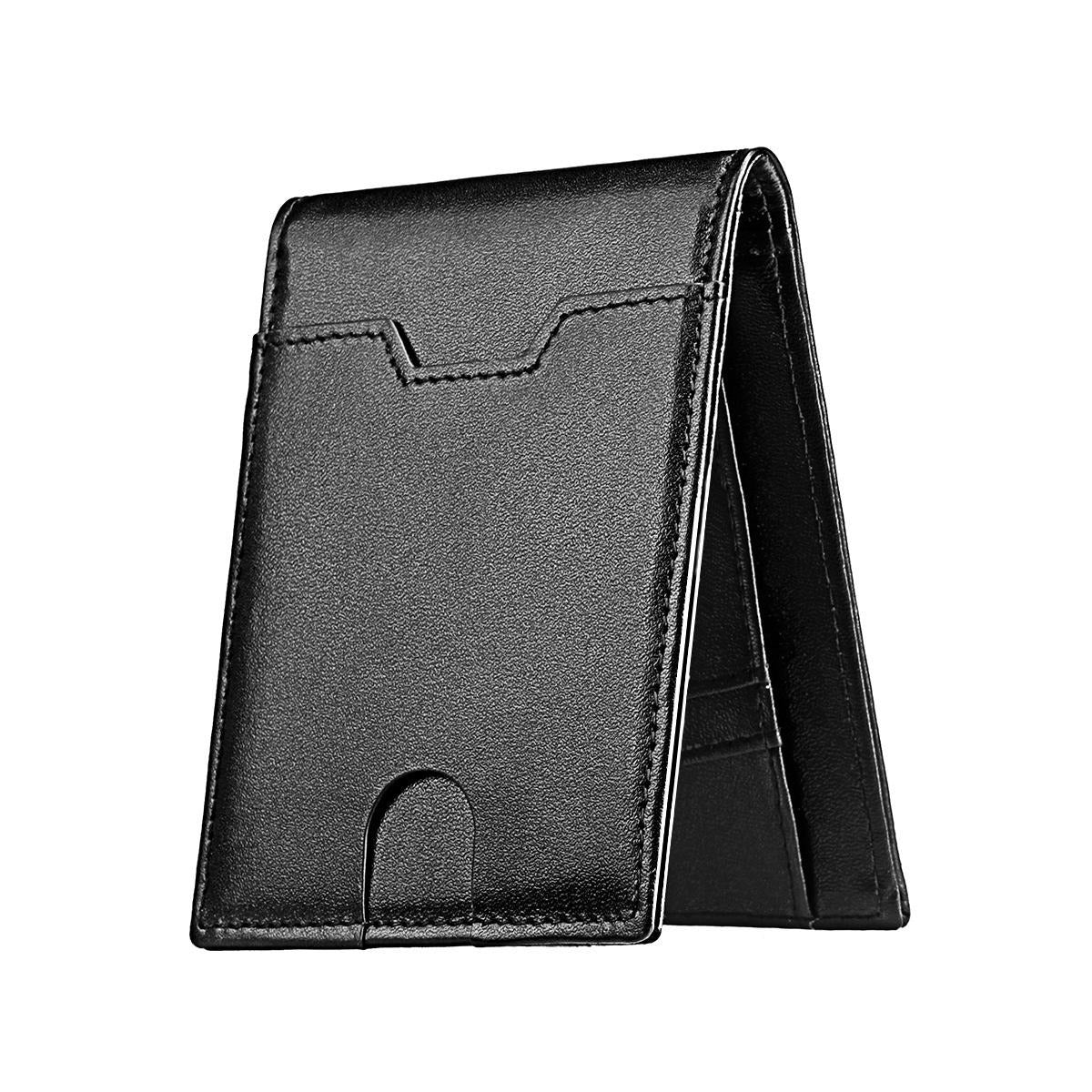 Leather Rfid Wallet - Ultra Thin - Blue