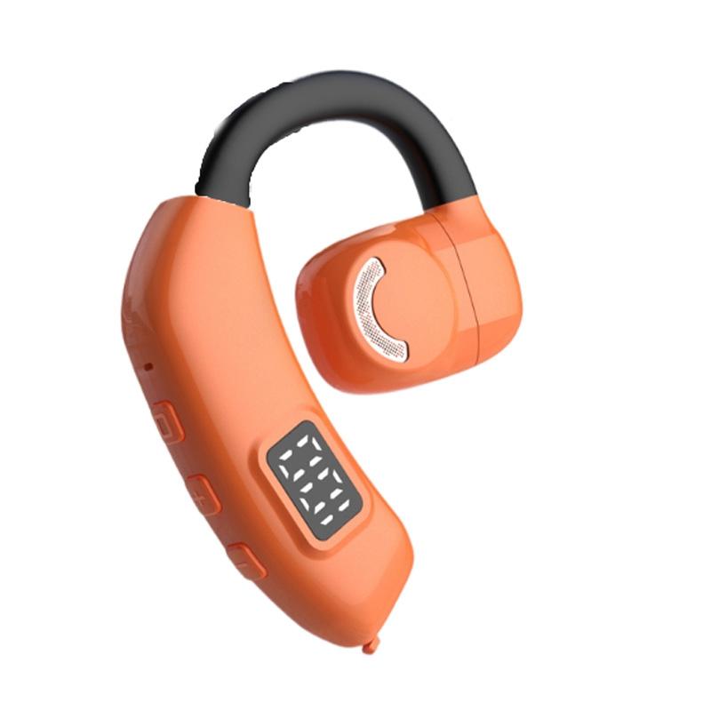Wireless Earbuds with Digital Display and Stereo Sound - Orange 12