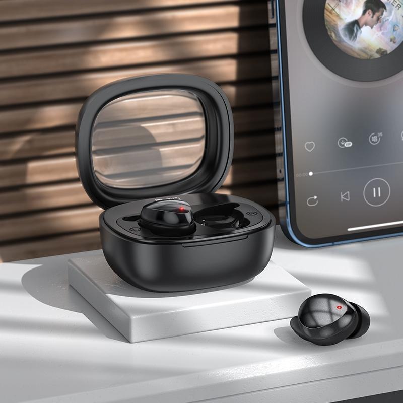 Wireless Sleep Earbuds by Hoco - True Bluetooth - Blue 5