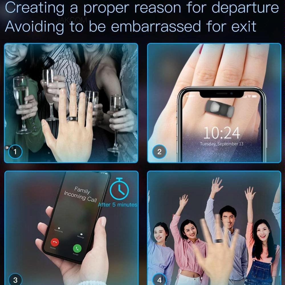 Smart Ring For Apple & Android - Multifunctional Lord Of The Rings - 57.1Mm - Number 10 15