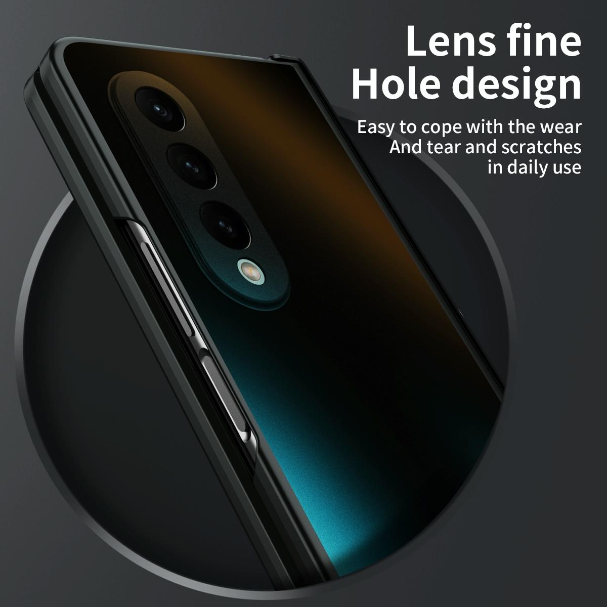 For Samsung Galaxy Z Fold4 5G Foldable Electroplated Case - Silver 10