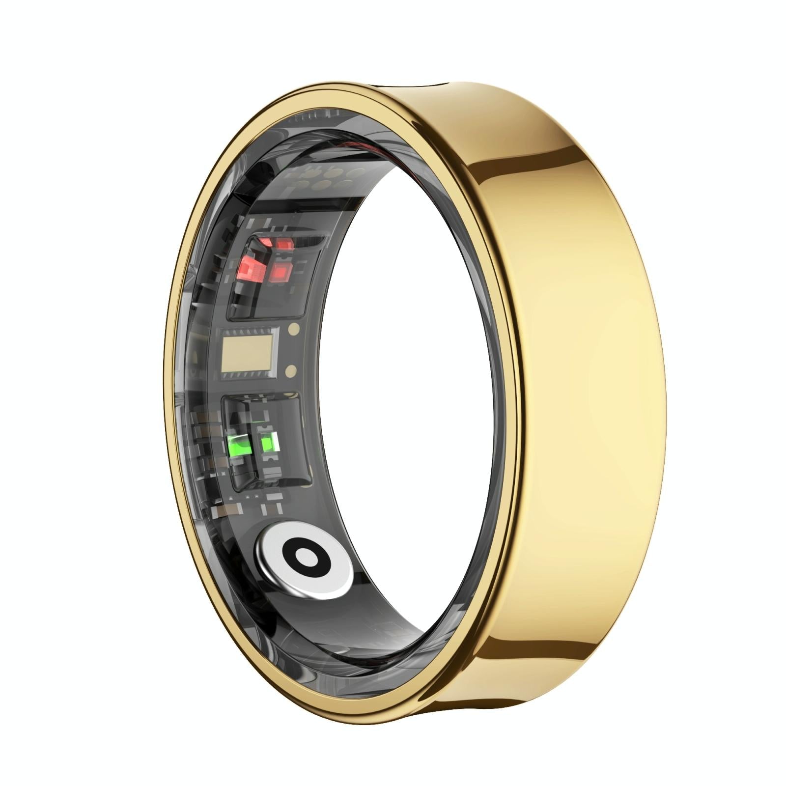Smart Ring With Heart Rate Blood Oxygen Sleep Monitoring & Sports Modes - Size 13 - Silver 12