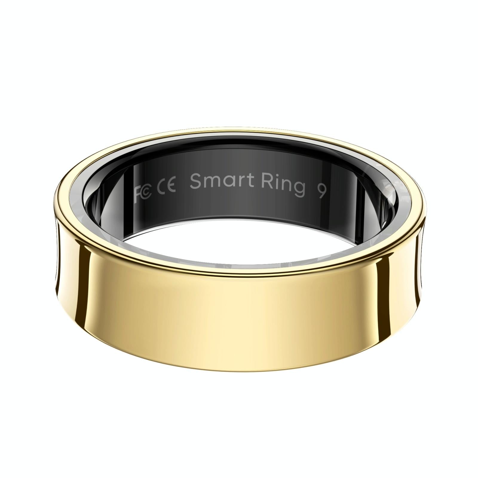 Smart Ring With Heart Rate Blood Oxygen Sleep Monitoring & Sports Modes - Size 13 - Silver 14