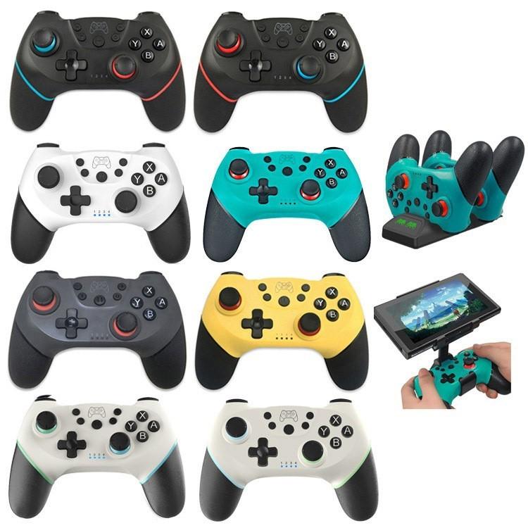 Wireless 6-axis Gamepad for Nintendo Switch - Silver Gray 3