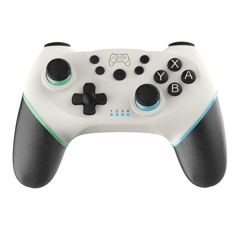 Wireless 6-axis Gamepad for Nintendo Switch - Silver Gray 10