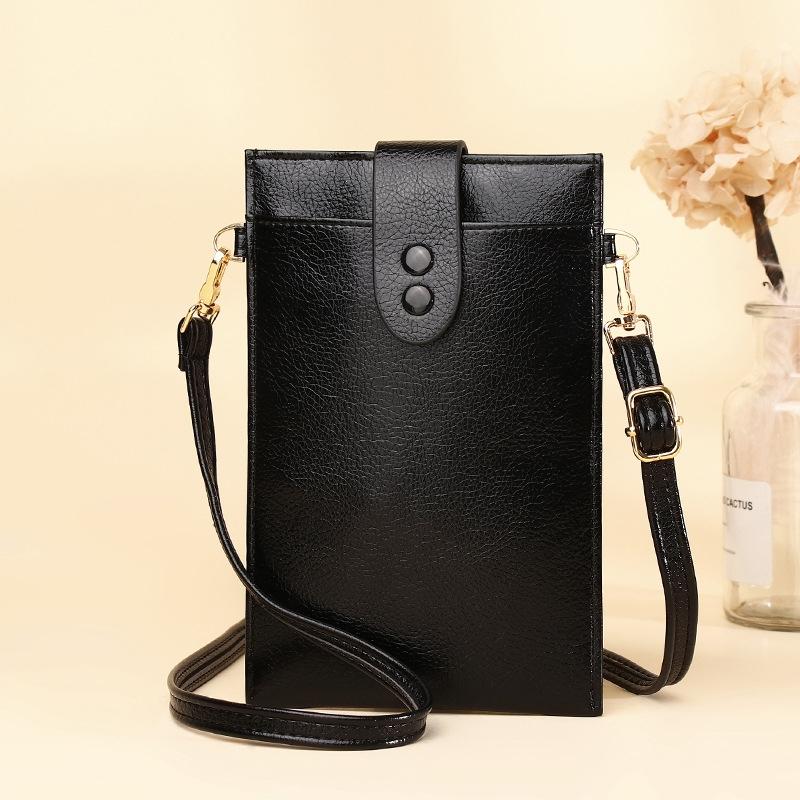Retro Mini Shoulder Bag For Casual Cross Body Use - Black