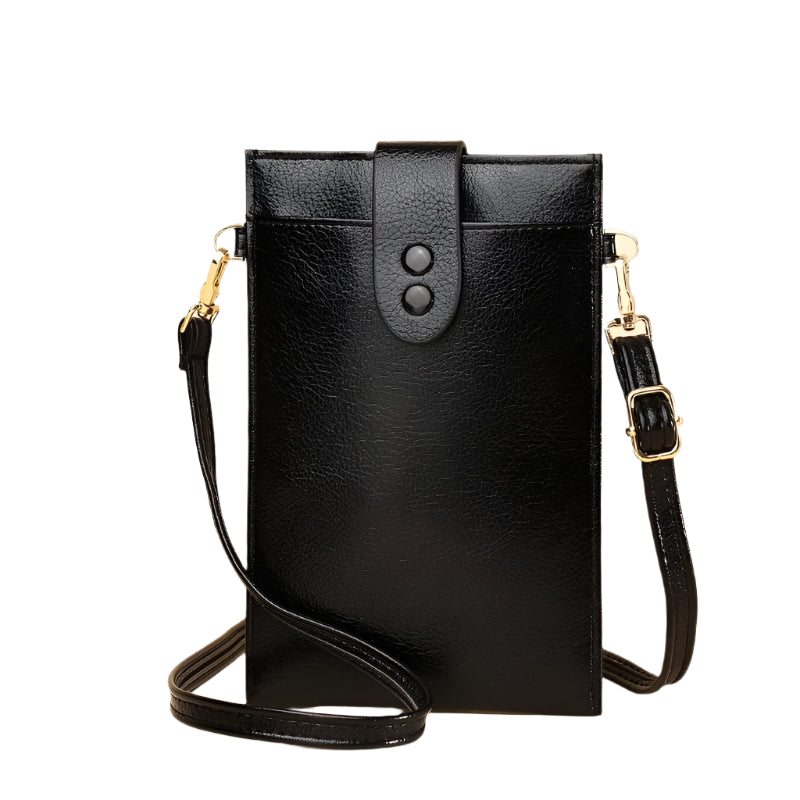 Retro Mini Shoulder Bag For Casual Cross Body Use - Black