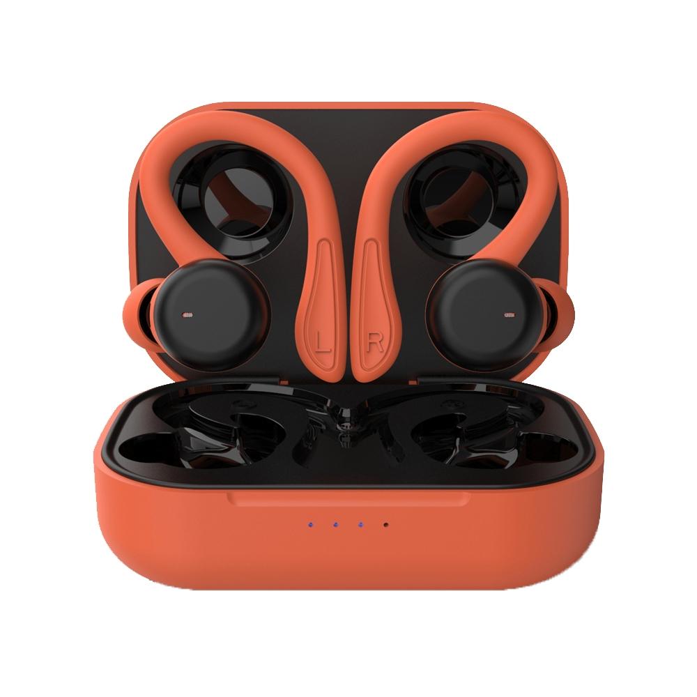 Waterproof t & g T40 Tws Bluetooth Earphones with Charging Box - Orange