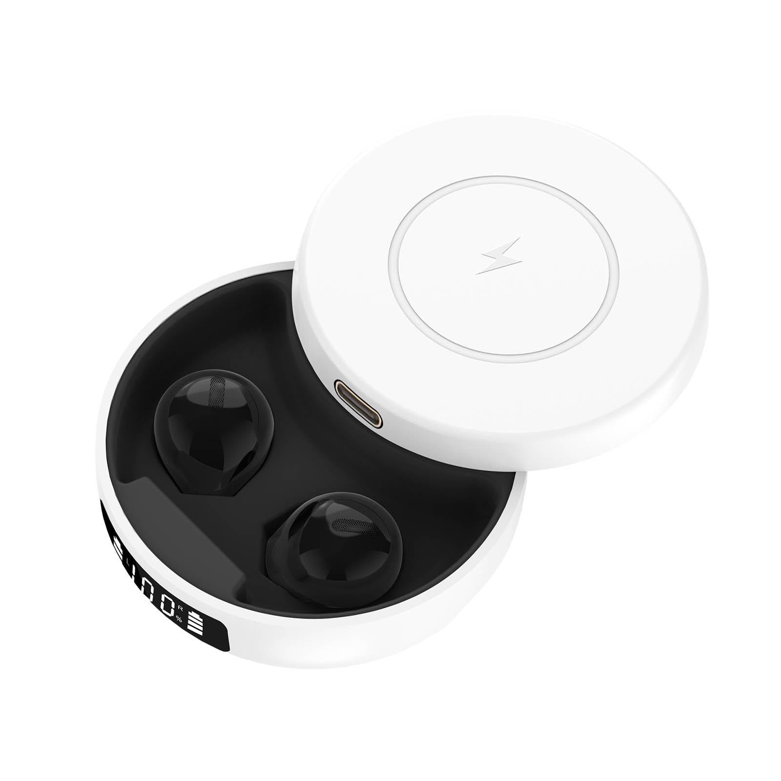Mini Tws Wireless Bluetooth Earphones with Noise Reduction and Digital Display - Skin Colour 10