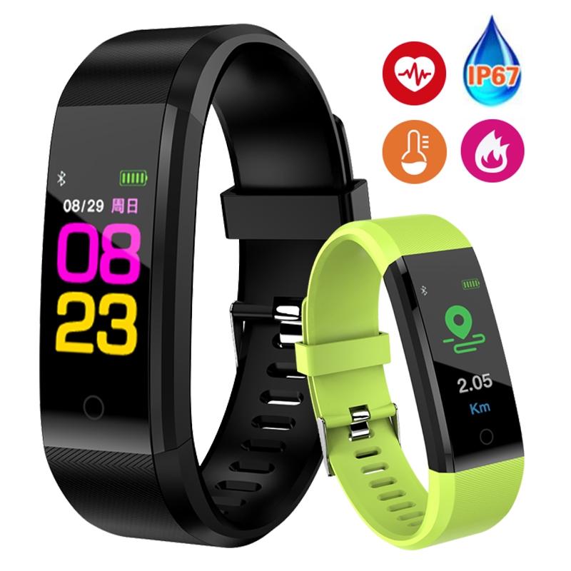 Fitness Tracker With Heart Rate And Blood Pressure Monitoring - Blue 3