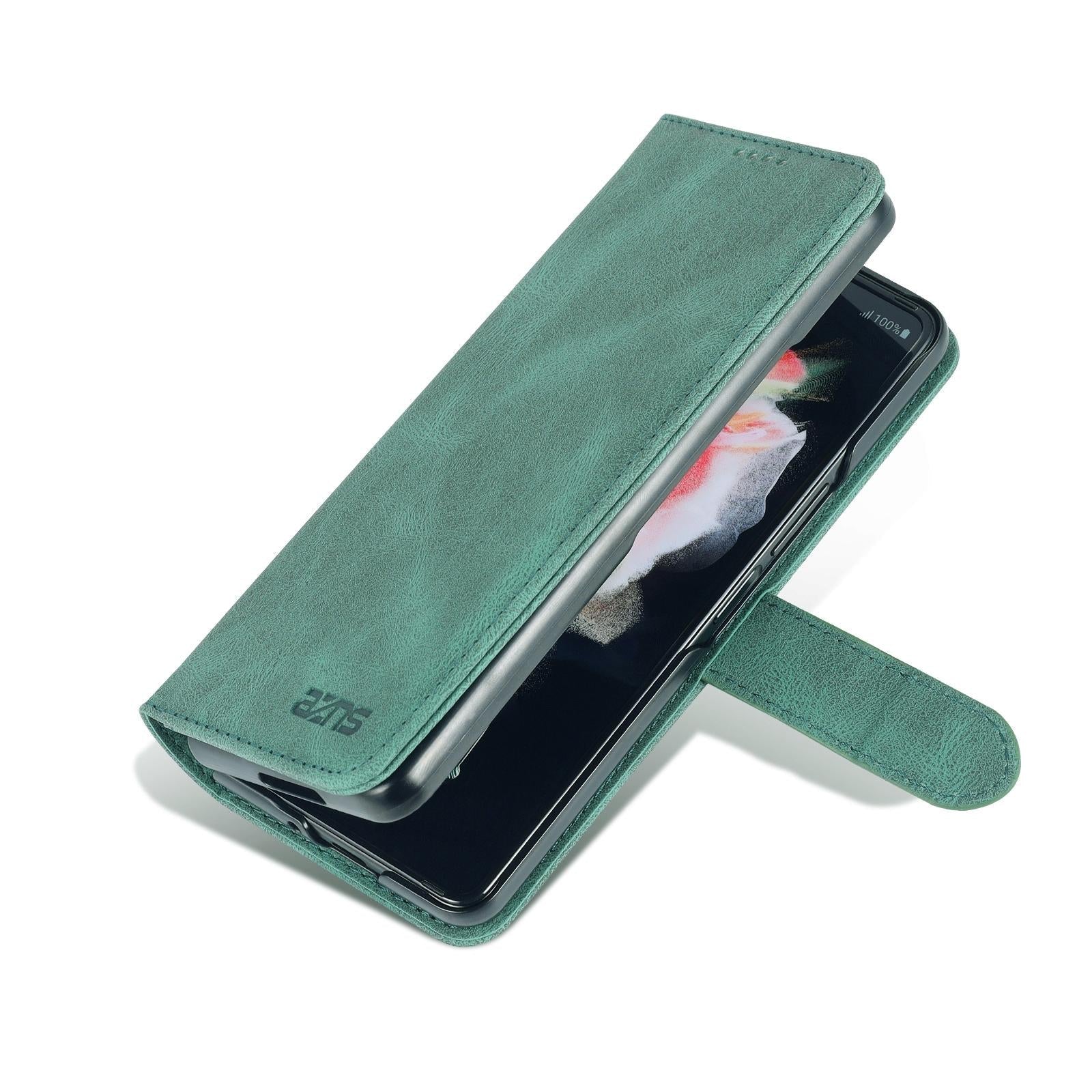 For Samsung Galaxy Z Fold4 5G Horizontal Flip Tpu Phone Case - Red 4