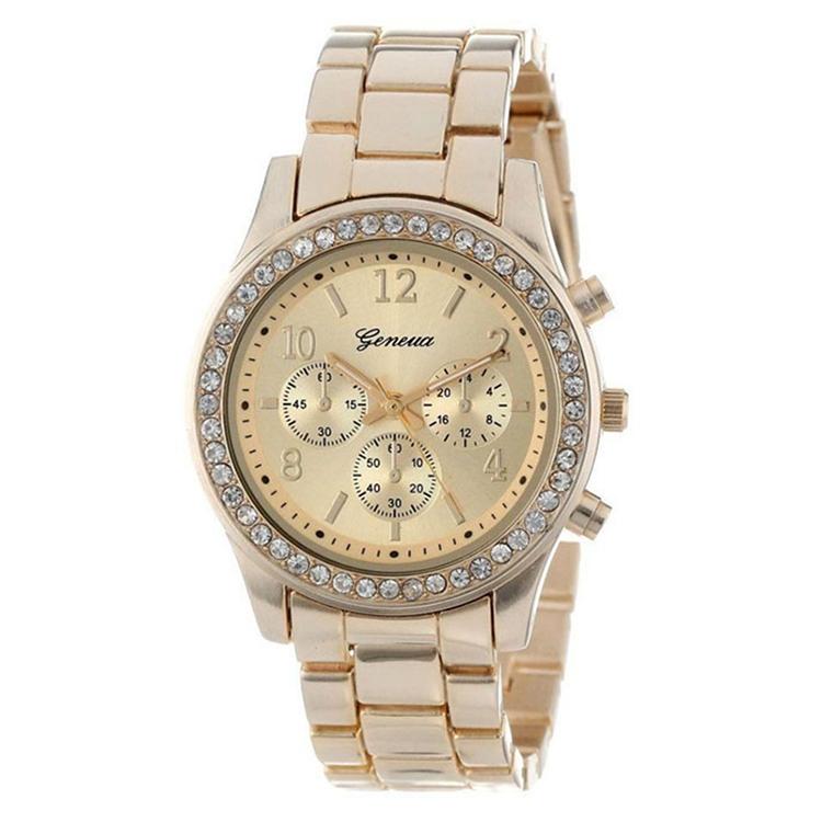 Stainless Steel Diamond Women Belt Watch - Alloy - Silver With Diamond 13