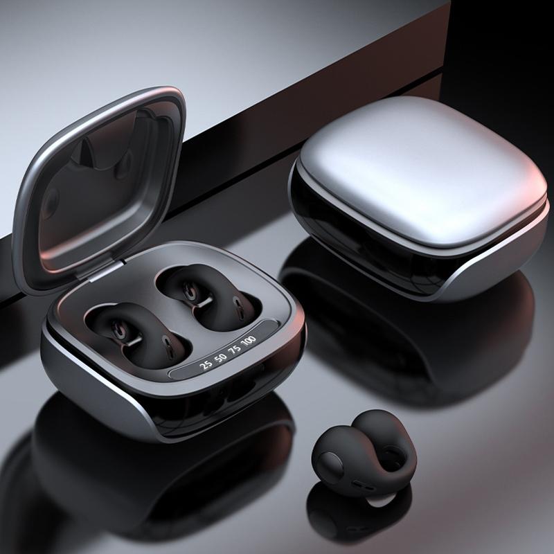 Wireless Bone Conduction Clip-on Bluetooth Headset - Noise Reduction - Skin Colour 3