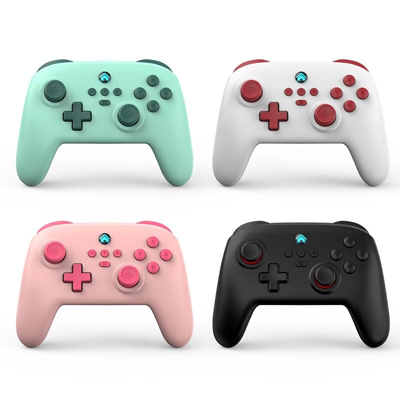 Vibration Gamepad for Switch / Android / Apple / Pc - Tooth Design - Pink 3