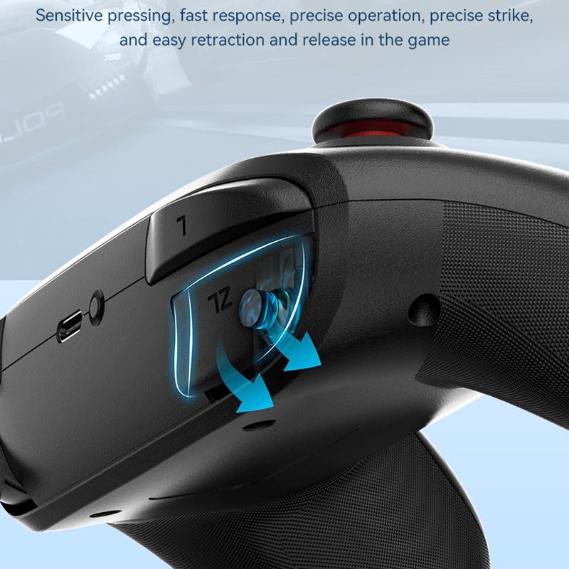 Vibration Gamepad for Switch / Android / Apple / Pc - Tooth Design - Pink 10