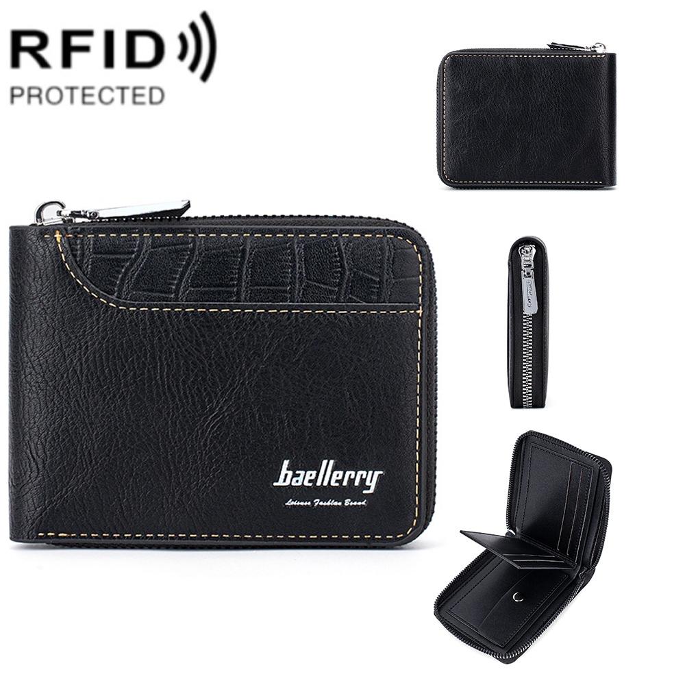 Secure Rfid Blocking Short Wallet - Anti-theft - Light Brown 11