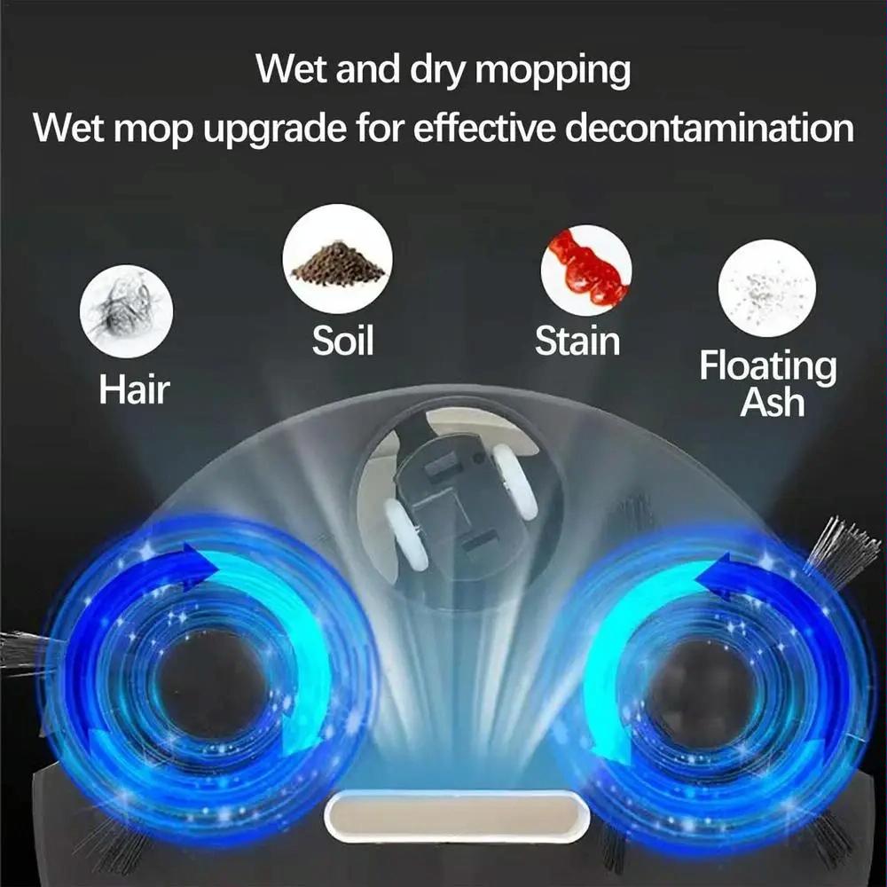Smart Usb Charging Robot Vacuum for Family Cleaning - Black 8
