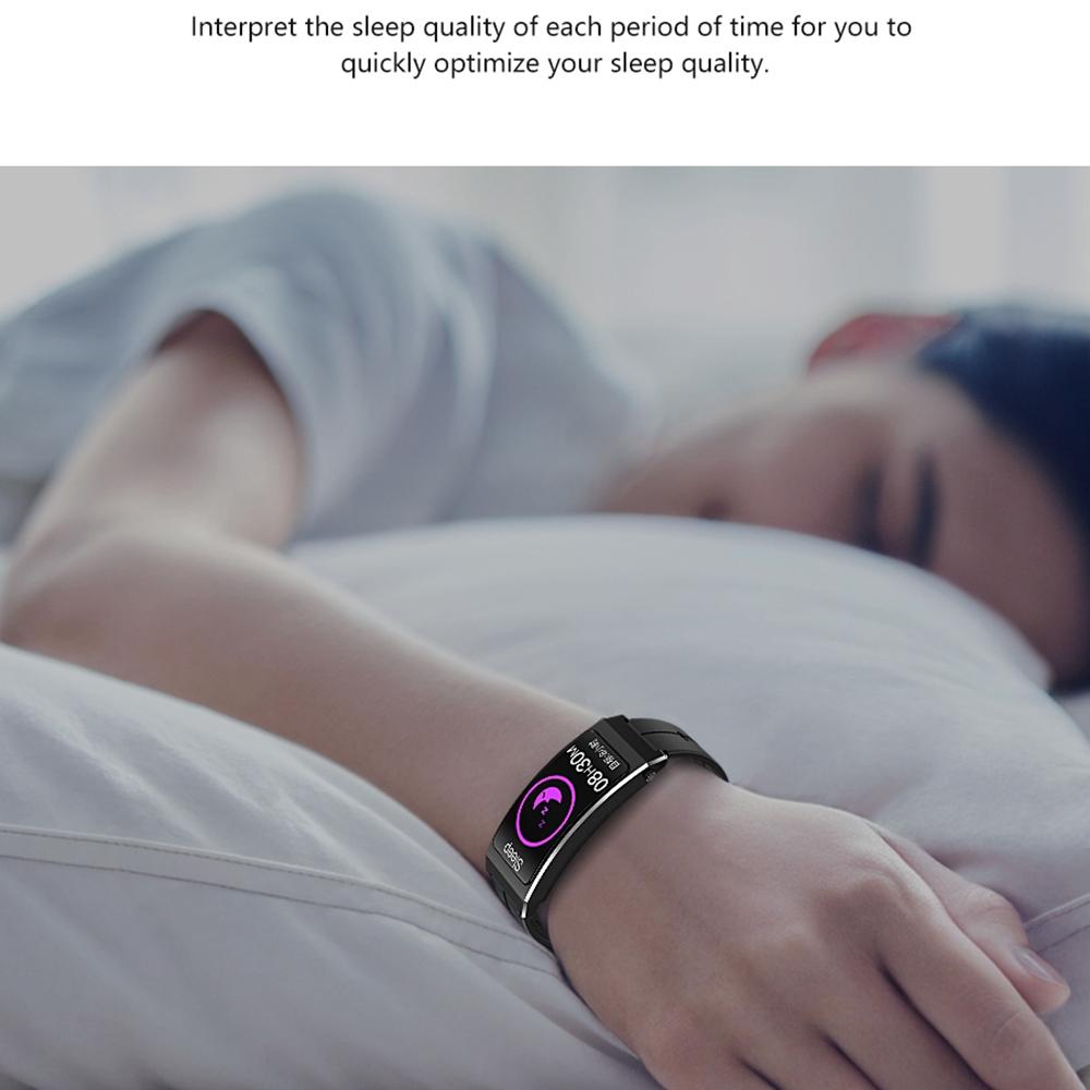 Smart Bracelet With Sleep And Oxygen Monitoring - Tft Display - Tarnish 13
