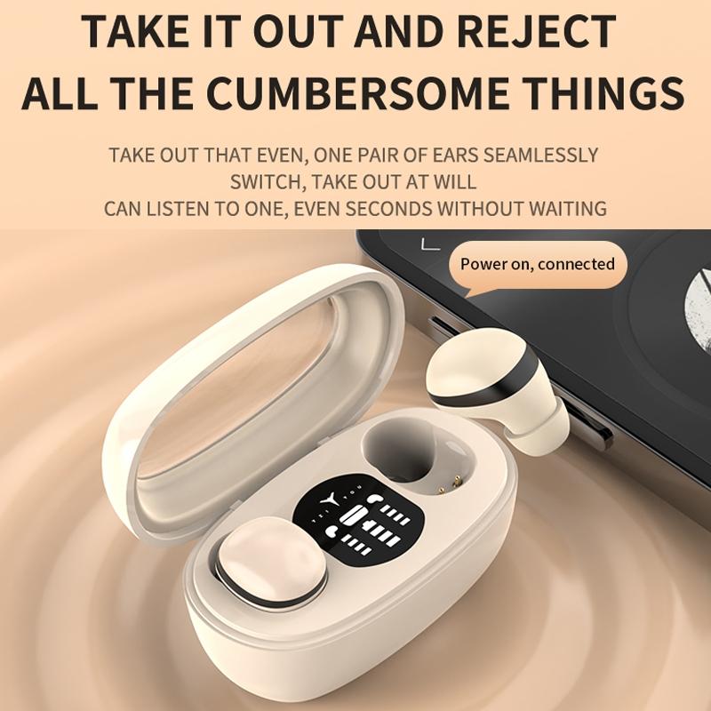 Wireless Mini Tws Earbuds with Noise Reduction and Long Battery Life - Black 10