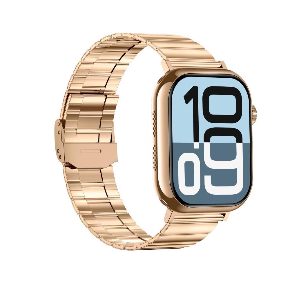 2.04 Inch Colour Screen Smart Watch Steel Strap Support Bluetooth Call - Silver 10