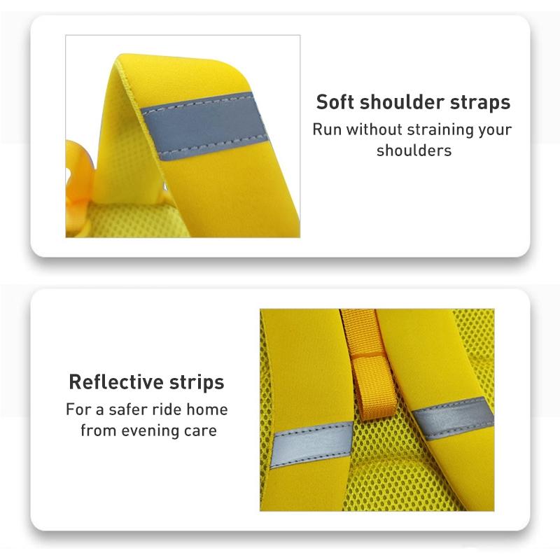 Kids' Cartoon Anti-lost Backpack - Colourful Design - Dinosaur Duck 8