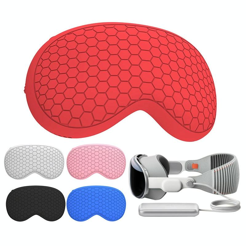 Apple Vision Pro Silicone Vr Cover - Protective - Red 3