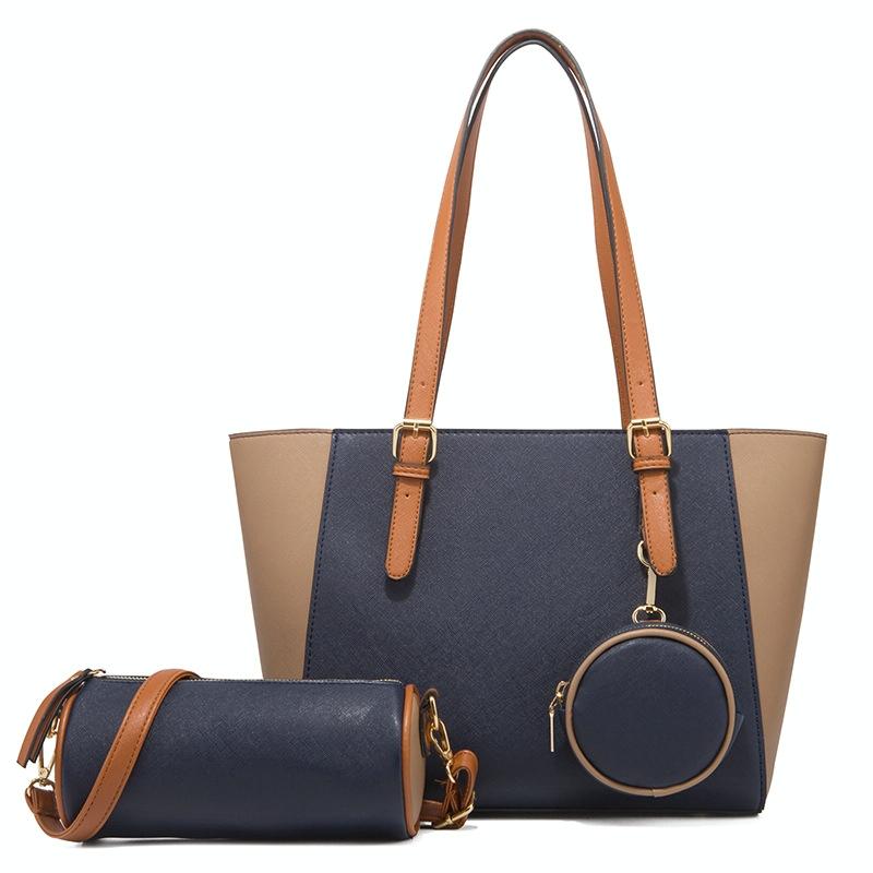 Large Capacity 3-in-1 Fashion Handbag for Women - Black 11