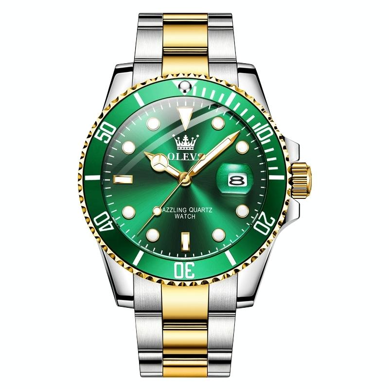 Waterproof Luminous Quartz Watch for Men - Black - Eda00268001C