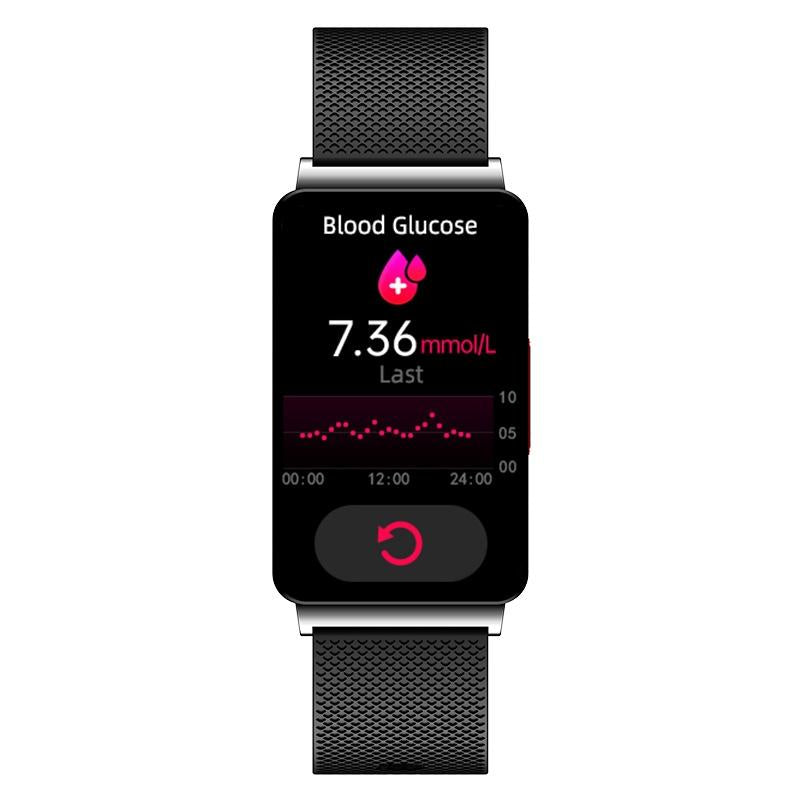 Smart Health Monitoring Watch With Colour Screen - Red 3