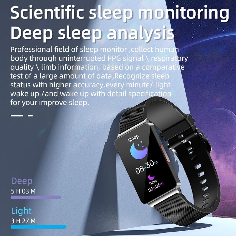 Smart Health Monitoring Watch With Colour Screen - Red 8
